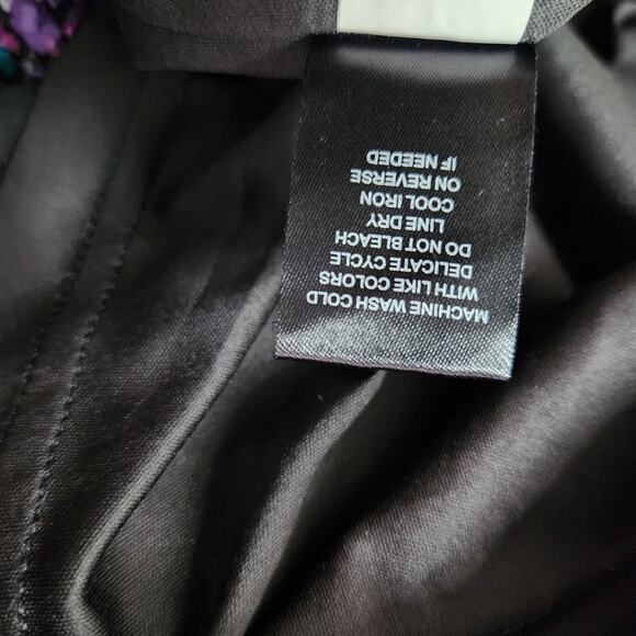 Torrid Black Floral V Neck Sleeveless Mini Skater Dress Size 4X Whimsigoth - Picture 6 of 10